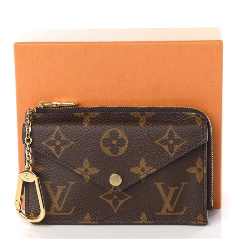 louis vuitton monogram recto verso card holder black|Louis Vuitton credit card wallet.